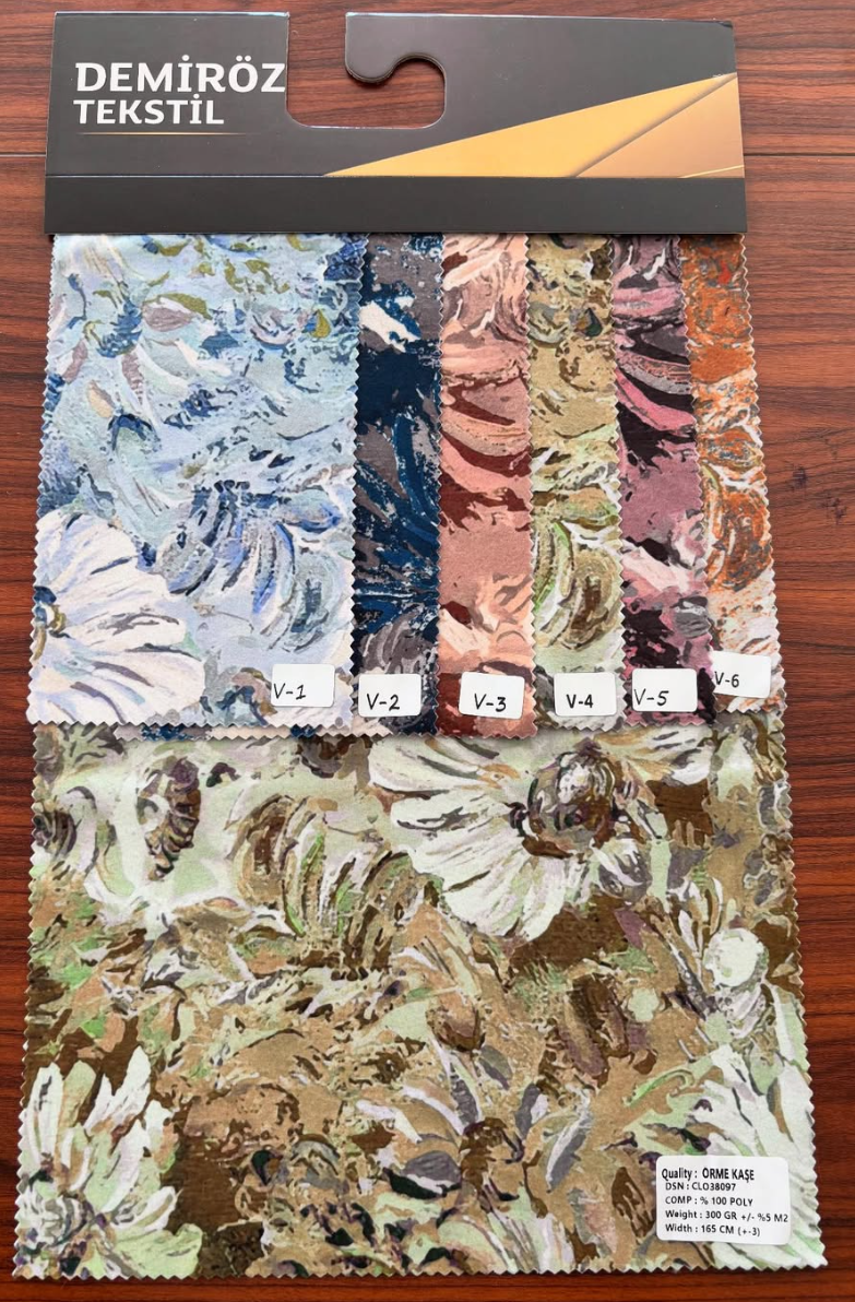 Demiröz Tekstil Van Gogh Esintili Kumaş