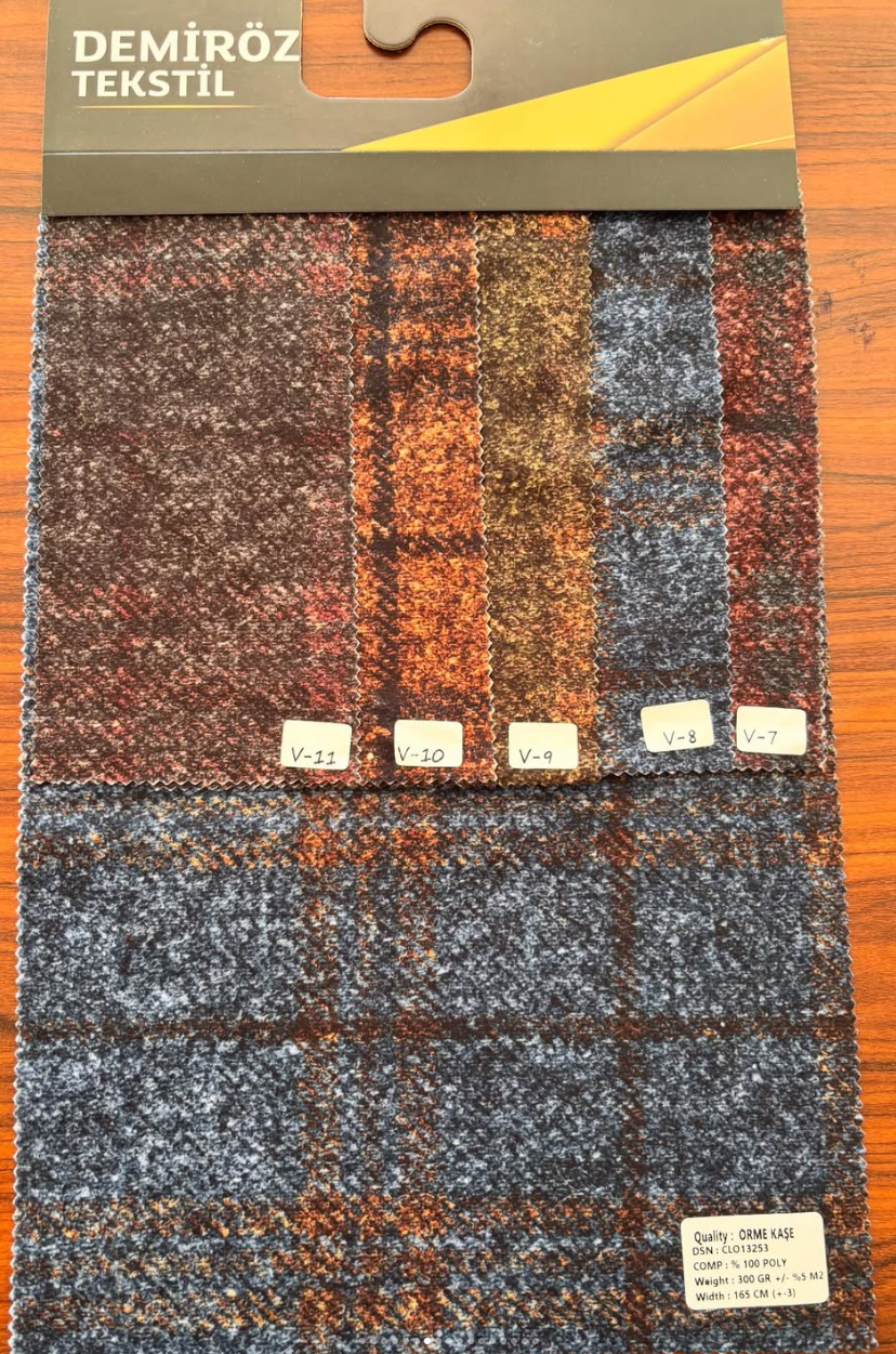 Demiröz Tekstil Yünlü Dokulu Kumaş