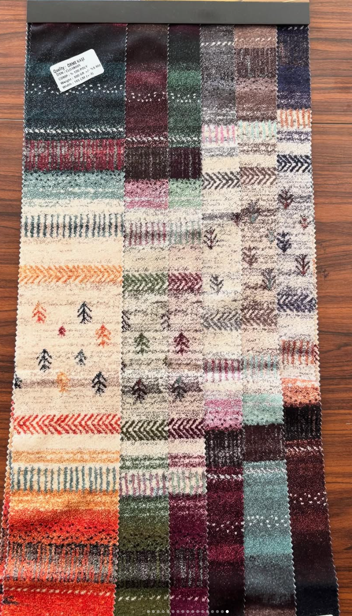 Demiröz Tekstil Patchwork Desenli Kumaş